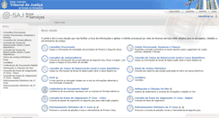 Desktop Screenshot of consultasaj.tjam.jus.br